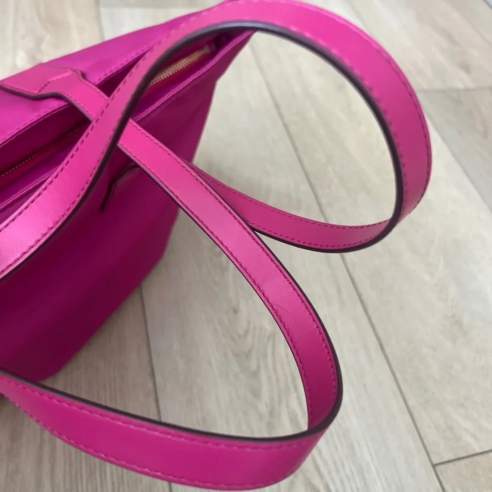 Marc Jacobs NWOT Wingman Nylon Tote in Pink w/Gold Hardware.